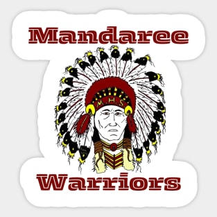 Mandaree Warriors Sticker